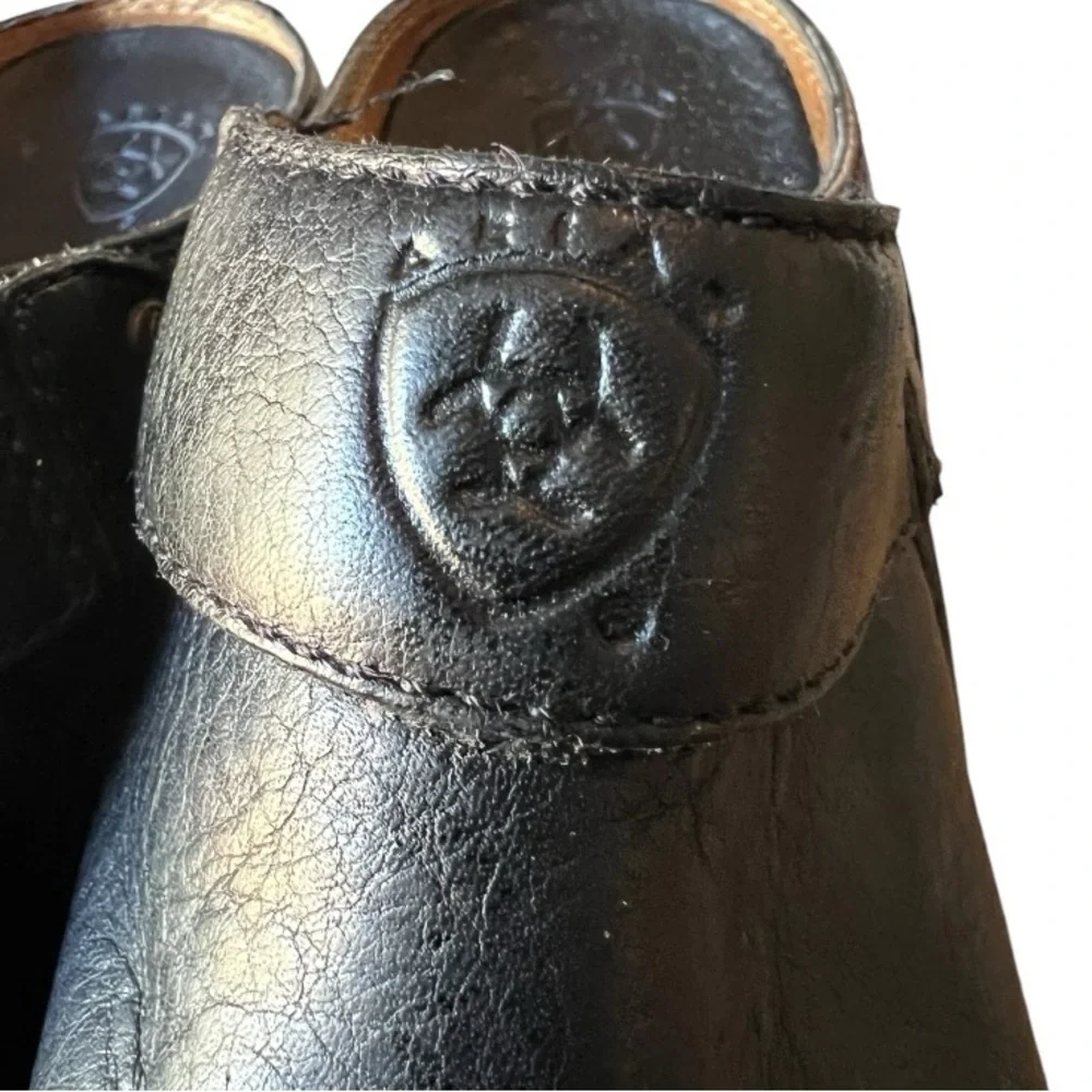 Ariat Santa Cruz Black Leather Clogs/ Slip-Ons Woman’s Size 7C Style 93801W - Picture 8 of 9